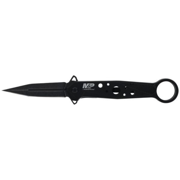 https3A2F2Fmedia.chattanoogashooting.com2Fimages2Fproduct2FPF11931832FPF1193183-1.jpg Smith & Wesson M&P Folding Knife Dagger Blade Black