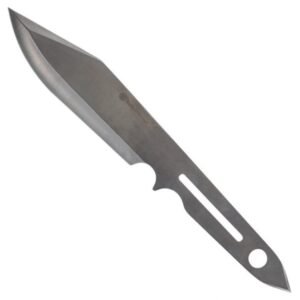 Smith & Wesson Bullseye Throwing Bowie Knife 7" Fixed Blade Silver