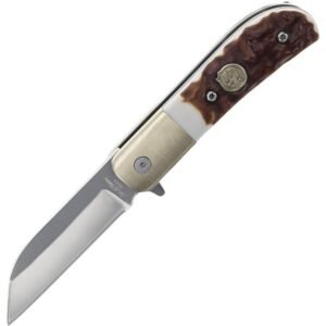 https3A2F2Fmedia.chattanoogashooting.com2Fimages2Fproduct2FPF12051072FPF1205107-1.jpg Uncle Henry Next Gen 6UH Folding Knife 2-1/2" Drop Point Blade Staglon Clamshell
