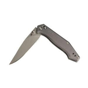 https3A2F2Fmedia.chattanoogashooting.com2Fimages2Fproduct2FPF12153842FPF1215384-1.jpg Schrade Turnkey Pivot Folding Knife 3-2/5" Drop Point Blade Grey