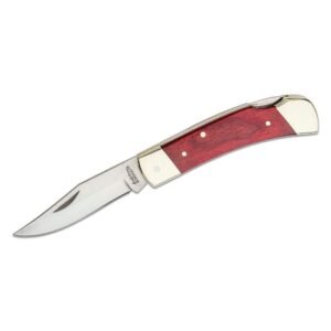 https3A2F2Fmedia.chattanoogashooting.com2Fimages2Fproduct2FPFLB52FPFLB5-1.jpg Schrade Uncle Henry Smokey Lockback Folding Knife 2-7/8" Clip Point Blade Wood with Leather Sheath