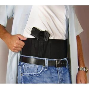 https3A2F2Fmedia.chattanoogashooting.com2Fimages2Fproduct2FPPBELLYBANDM2FPPBELLYBANDM-1.jpg Personal Security Products Concealed Carry Belly Band Black S/M 28 to 34"