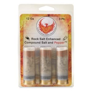 https3A2F2Fmedia.chattanoogashooting.com2Fimages2Fproduct2FPPPRSALTANDPEPPER2FPPPRSALTANDPEPPER2.jpg Phoenix Rising Salt & Pepper Shotshells Rock Salt & Pepper Blast 12ga 2-3/4" Less Lethal 3/ct
