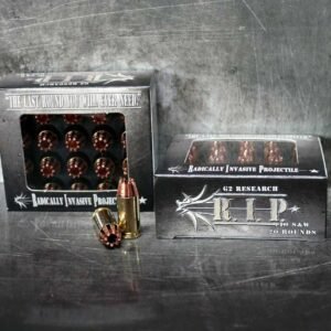 https3A2F2Fmedia.chattanoogashooting.com2Fimages2Fproduct2FQD0000302FQD000030.jpg G2 Research R.I.P. Handgun Ammunition .40 S&W 115 gr HP 1080 fps 20/box
