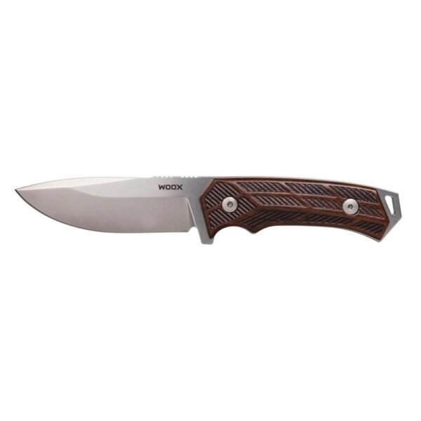 https3A2F2Fmedia.chattanoogashooting.com2Fimages2Fproduct2FQQBUKNF001042FQQBUKNF00104-1.jpg WOOX Rock62 Fixed Knife 4-1/4" Drop Point Blade Walnut Checkered