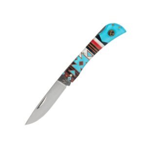 https3A2F2Fmedia.chattanoogashooting.com2Fimages2Fproduct2FRHRP0032WS22FRHRP0032WS2-1.jpg ABKT Roper Tumble Weed Sunset Series II Folding Knife 3" Drop Point Blade