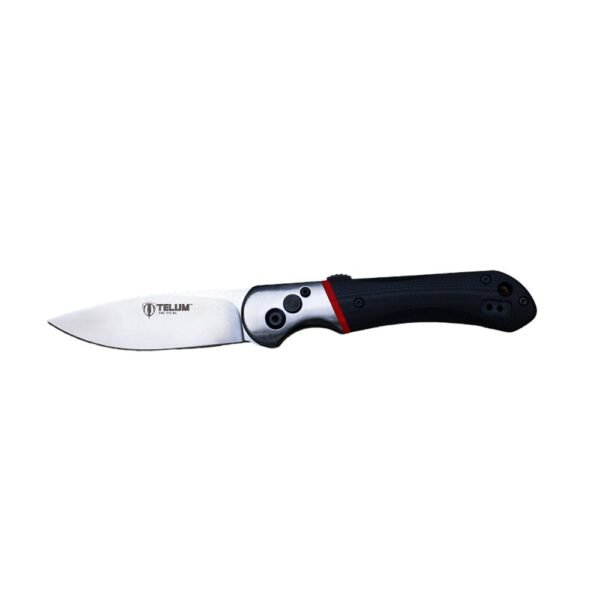 https3A2F2Fmedia.chattanoogashooting.com2Fimages2Fproduct2FRHTT30932FRHTT3093-1.jpg Telum Tremor Tactical Automatic Knife 3-1/2" Drop Point Blade Black
