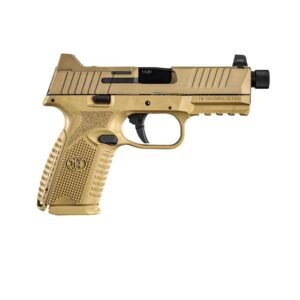 https3A2F2Fmedia.chattanoogashooting.com2Fimages2Fproduct2FRJ661017092FRJ66101709-1.jpg FN 509M Tactical Bundle Handgun 9mm Luger 15rd (1) & 24rd (4) Magazines 4.5" Threaded Barrel FDE Optics Ready