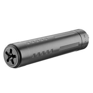 https3A2F2Fmedia.chattanoogashooting.com2Fimages2Fproduct2FRJ961008382FRJ96100837-1_1.jpg FN Catch 22 Ti Suppressor .22 LR/17 HMR 5.25" 1/2"x28 Thread Black