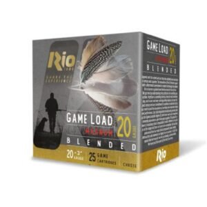 https3A2F2Fmedia.chattanoogashooting.com2Fimages2Fproduct2FRORC20MGN7592FRORC20MGN7591.jpg Rio Game Blended HV Lead Load Shotshells 20ga 3" 1-1/4oz 1300 fps #7.5&9 25/ct