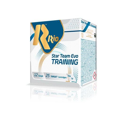 https3A2F2Fmedia.chattanoogashooting.com2Fimages2Fproduct2FROSTT24752Fstar2520tream.jpg Rio Star Team Evo Target 24 Gram Shotshells 12ga 2-3/4" 7/8oz 1340 fps #7.5 Shot 25/ct