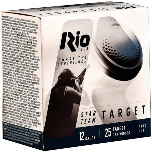 https3A2F2Fmedia.chattanoogashooting.com2Fimages2Fproduct2FROSTT28LT852FROSTT28LT851.jpg Rio Star Team Target Low Recoil Shotshells 12ga 2-3/4" 1oz #8.5 1200 fps 25/ct
