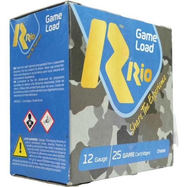 https3A2F2Fmedia.chattanoogashooting.com2Fimages2Fproduct2FROTGHV3652FROTGHV365-1.jpg Rio Top Game HV Shotshells 12 ga 2 3/4" 3 3/4 dr 1 1/4 oz #5 1330 fps 25/ct
