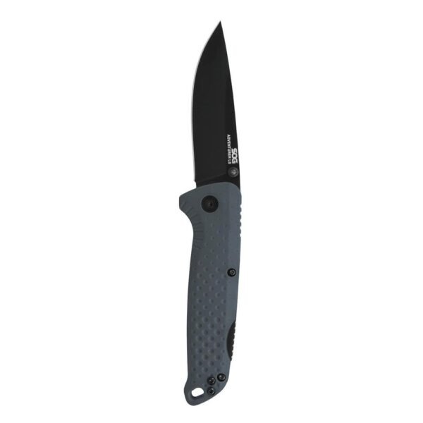 https3A2F2Fmedia.chattanoogashooting.com2Fimages2Fproduct2FSGSOG131106432FSGSOG13110643-1.jpg SOG Knives Adventurer LB Folding Knife 3" Drop Point Blade Grey