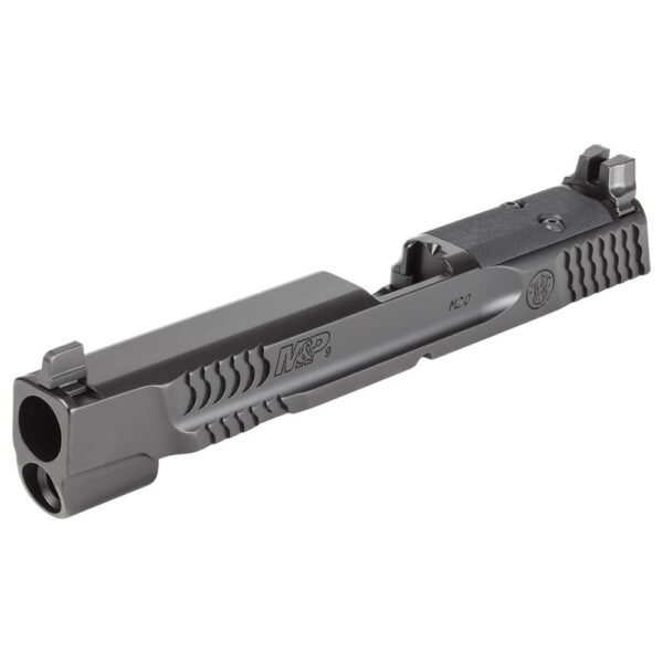 https3A2F2Fmedia.chattanoogashooting.com2Fimages2Fproduct2FSW145682FSW14568-1.jpg Smith & Wesson Optic Ready Handgun Slide for M&P9 M2.0 with 5" Barrel Black