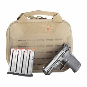 https3A2F2Fmedia.chattanoogashooting.com2Fimages2Fproduct2FSW146782F7352f89b-46a0-4213-ba8f-2cb1324d795c.jpg Smith & Wesson M&P380 Shield EZ M2.0 Handgun Bundle .380 Auto 8rd Magazines (5) 3.68" Barrel Black with Case