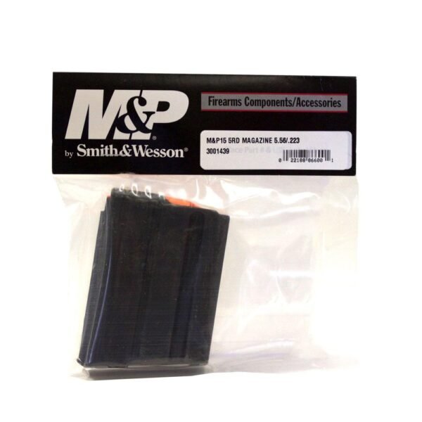 https3A2F2Fmedia.chattanoogashooting.com2Fimages2Fproduct2FSW30014392FSW3001439.jpg Smith & Wesson M&P15 Rifle Magazine Black Steel .223 5/rd