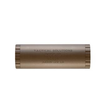 https3A2F2Fmedia.chattanoogashooting.com2Fimages2Fproduct2FTBAERISQS2FTBAERISQS1.jpg TacSol Aeris Compact Direct Thread Rimfire Suppressor Quicksand .22 LR 1" Dia 1/2? x 28