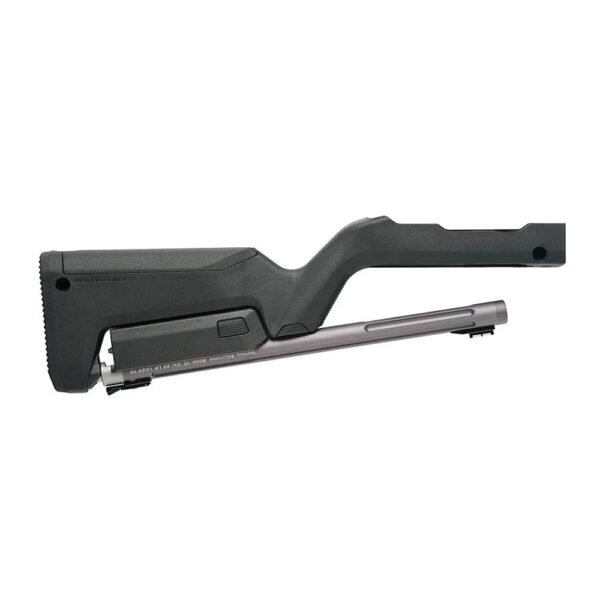 https3A2F2Fmedia.chattanoogashooting.com2Fimages2Fproduct2FTBTDCGMGBBLK2FTBTDCGMGBBLK-1.jpg Tactical Solutions X-Ring Takedown Barrel and Stock Kit .22 LR 16.5" 1/2x28 Threaded Barrel Gun Metal Grey