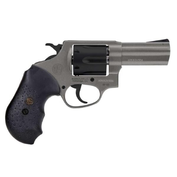 https3A2F2Fmedia.chattanoogashooting.com2Fimages2Fproduct2FTE2RP631C2FTE2RP631C-1.jpg Rossi RP63 Revolver .357 Mag 6rd Capacity 3'' Barrel Stainless Steel Tungsten Gray Cerakote Rubber Grip