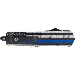 https3A2F2Fmedia.chattanoogashooting.com2Fimages2Fproduct2FTKSBTB2312FTKSBTB231-1.jpg Templar Knife Small Knife 2-3/4" Tanto Blade Back The Blue