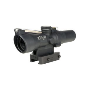https3A2F2Fmedia.chattanoogashooting.com2Fimages2Fproduct2FTR4003342FTR400334.jpg Trijicon Compact ACOG 1.5x24 Rifle Scope Amber 8 MOA Triangle Reticle Illuminated Black w/ Mount