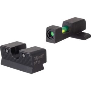 https3A2F2Fmedia.chattanoogashooting.com2Fimages2Fproduct2FTR6011182FTR601118-2.jpg Trijicon DI Night Sight Set Green with Black Outline Front and Rear for Springfield Armory XD-S and XD-E