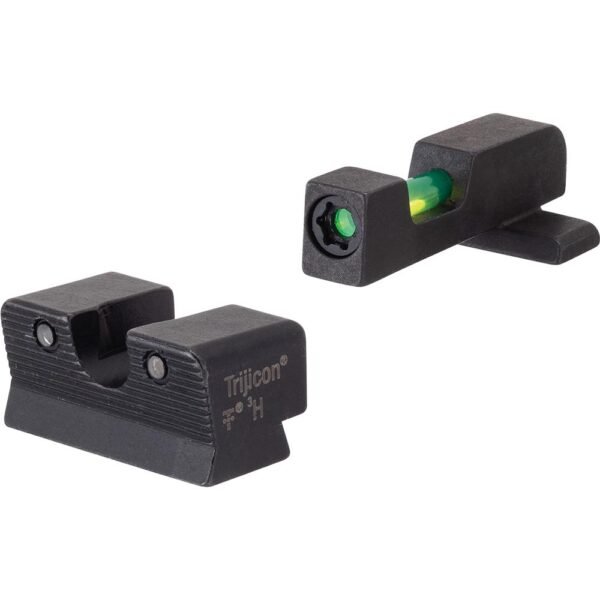 https3A2F2Fmedia.chattanoogashooting.com2Fimages2Fproduct2FTR6011182FTR601118-2.jpg Trijicon DI Night Sight Set Green with Black Outline Front and Rear for Springfield Armory XD-S and XD-E