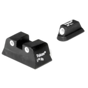 https3A2F2Fmedia.chattanoogashooting.com2Fimages2Fproduct2FTRCZ022FTRCZ02-1.jpg Trijicon Bright & Tough Night Sight Set White with Green Front and Rear