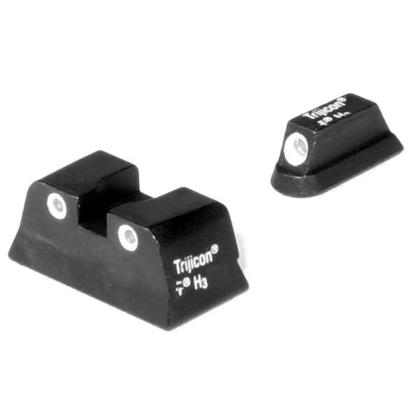 https3A2F2Fmedia.chattanoogashooting.com2Fimages2Fproduct2FTRCZ022FTRCZ02-1.jpg Trijicon Bright & Tough Night Sight Set White with Green Front and Rear