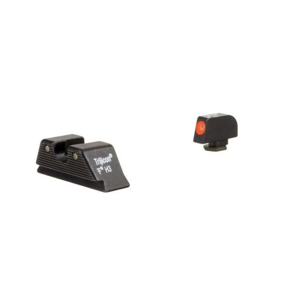 https3A2F2Fmedia.chattanoogashooting.com2Fimages2Fproduct2FTRGL614C6010922FTRGL614C601092.jpg Trijicon HD X R Night Sights Set for Glock Standard Frames Green with Orange Front and Black Rear