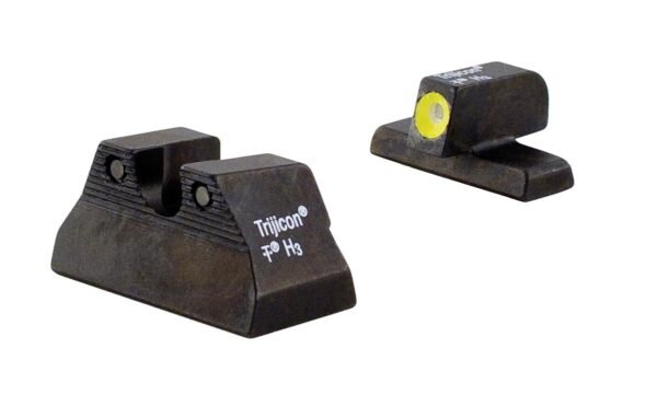https3A2F2Fmedia.chattanoogashooting.com2Fimages2Fproduct2FTRHK108Y2FTRHK108Y.jpg Trijicon H&K USP Compact HD Night Sight Set - Yellow