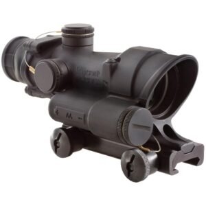 https3A2F2Fmedia.chattanoogashooting.com2Fimages2Fproduct2FTRTA02D103922FTRTA02D10392_1.jpg Trijicon ACOG 4x32mm LED Scope - Battery Illuminated Green Horseshoe Dot .223 Ballistic Reticle with TA51 Mount