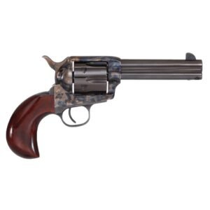 https3A2F2Fmedia.chattanoogashooting.com2Fimages2Fproduct2FTU5509182FTU5509181.jpg Taylors & Company 1873 Cattleman Handgun .357 Mag/.38 Spl 6rd Capacity 4.75" Blued Barrel Case Hardened Frame Wood Grip