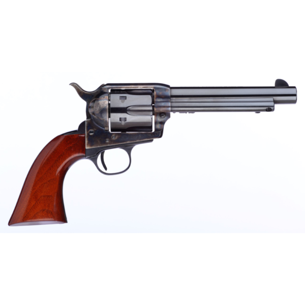 https3A2F2Fmedia.chattanoogashooting.com2Fimages2Fproduct2FTURC1550858DE2FTURC1550858DE-1.png Taylors & Company Gunfighter Handgun .45 Colt 6rd Capacity 5.5" Barrel Black with Walnut Tuned