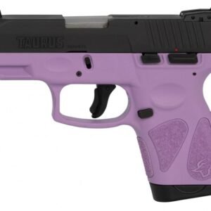 https3A2F2Fmedia.chattanoogashooting.com2Fimages2Fproduct2FTX1G2S931LP2FTX1G2S931LP.jpg Taurus G2S Handgun 9mm Luger 7rd Magazines 3.2" Barrel Black Slide/Light Purple Grip