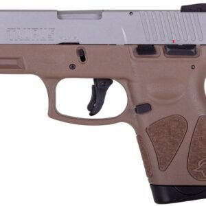 https3A2F2Fmedia.chattanoogashooting.com2Fimages2Fproduct2FTX1G2S939B2FTX1G2S939B.jpg Taurus G2S Handgun 9mm Luger 7rd Magazines 3.2" Barrel Stainless Slide/Brown Grip
