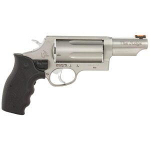 https3A2F2Fmedia.chattanoogashooting.com2Fimages2Fproduct2FTX2441039MAGVL2FTX2441039MAGVL1.jpg Taurus Judge Magnum Handgun .45 Colt/.410ga Mag 3" Barrel Stainless Finish Viridian Laser