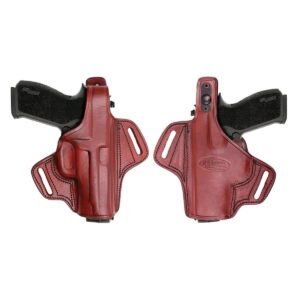 https3A2F2Fmedia.chattanoogashooting.com2Fimages2Fproduct2FTYBH11422FTYBH1142.jpg Tagua Gunleather Thumb Break Belt Holster for Taurus Public Defender Brown Right Hand