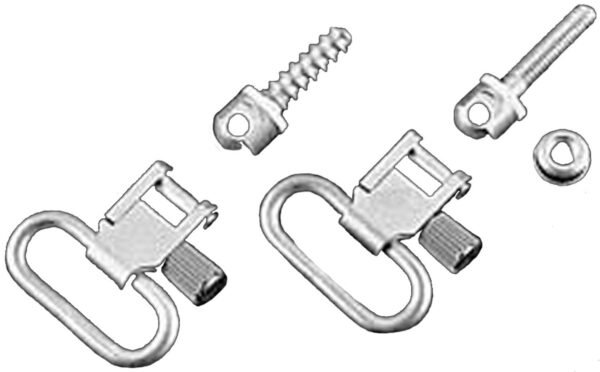 https3A2F2Fmedia.chattanoogashooting.com2Fimages2Fproduct2FUM100222FUM10022.jpg Uncle Mike's QD Machine Screw Type Swivel - 1" Nickel