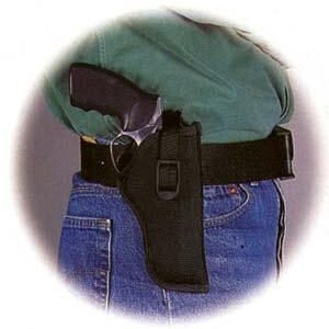 https3A2F2Fmedia.chattanoogashooting.com2Fimages2Fproduct2FUM810412FUM81041.jpg Uncle Mike's Sidekick Hip Holster for 7" - 8-1/2" Barrel medium and large double action revolvers tie-down loop included in Black Right Hand