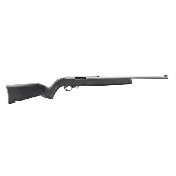 https3A2F2Fmedia.chattanoogashooting.com2Fimages2Fproduct2FUR320062FUR32006.jpg Ruger 10/22 Satin Black Carbine .22 LR 10rd Magazine(1) 18.5" Stainless Barrel Synthetic Stock BX Trigger Gold Bead Front Sight