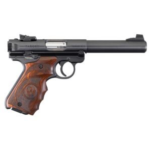 https3A2F2Fmedia.chattanoogashooting.com2Fimages2Fproduct2FUR401592FUR4015974.jpg Ruger MK IV Target Handgun .22 LR 10rd Magazines(2) 5.5" Barrel Wood Grips
