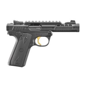 https3A2F2Fmedia.chattanoogashooting.com2Fimages2Fproduct2FUR439562FUR439561.jpg Ruger Mark IV 22/45 Lite Handgun .22 LR 10rd Magazines(2) 5.5" Threaded Barrel Black Finish