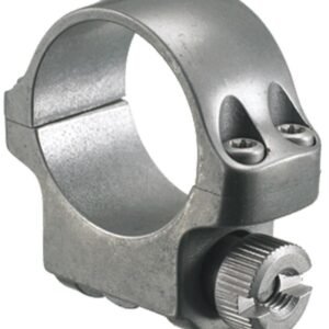 Ruger Steel Scope Ring - Single (3KTG) 1" Low .812" Height - Target Grey Stainless Finish
