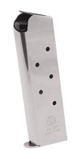 https3A2F2Fmedia.chattanoogashooting.com2Fimages2Fproduct2FUR906642FUR90664.jpg Ruger SR1911 Officer-Style Handgun Magazine .45 ACP Stainless Steel 7/rd