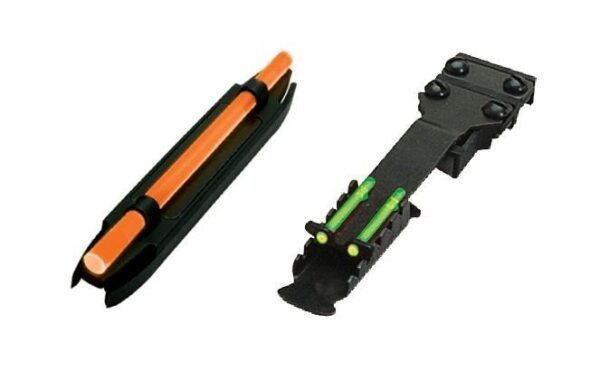 https3A2F2Fmedia.chattanoogashooting.com2Fimages2Fproduct2FVHC30022FVHC3002.jpg Hiviz C-Series Magnetic Turkey/Deer Sight Set Green/Orange Front Green Rear Narrow Model