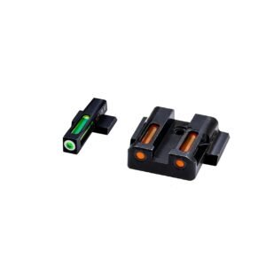 https3A2F2Fmedia.chattanoogashooting.com2Fimages2Fproduct2FVHMPSN4212FMPSN421.jpg HIVIZ LiteWave H3 sight Orange/Green LitePipe/White front ring fits S&W Shield models