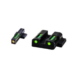 https3A2F2Fmedia.chattanoogashooting.com2Fimages2Fproduct2FVHMPSN5212FVHMPSN421.jpg HIVIZ LiteWave H3 sight Green LitePipe/Orange front ring fits S&W Shield models