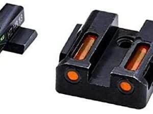 https3A2F2Fmedia.chattanoogashooting.com2Fimages2Fproduct2FVHMPSN6212FMPSN621.jpg HIVIZ LiteWave H3 sight Orange/Green LitePipe/Orange front ring fits S&W Shield models